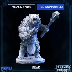 $6.00War bear - FREEZING DARKNESS - MASTERS OF DUNGEONS QUEST