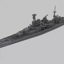 $6.50HMS Repulse WW2 Battlecruiser
