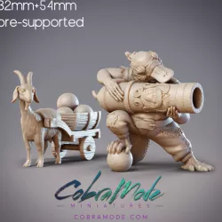 $6.99Gesi, Boondaburra Platypus Pirate Artillery with Goat Cart (Pre-Supported)
