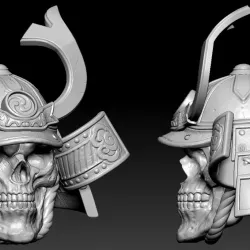 $7.00Samurai Skull