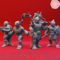 $7.49Goblin Warband - Book of Beasts - Tabletop Miniatures (Pre-Supported)