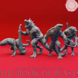 $7.49Lizardfolk Warband - Book of Beasts - Tabletop Miniatures (Pre-Supported)