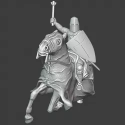 $7.50Mounted crusader charging- dynamic pose