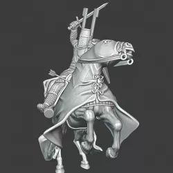 $7.50Teutonic knight fighting from horseback