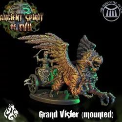 $7.99Grand Visier on Mummy Griffin Chariot