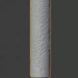 $7.99mock airsoft suppressor ( Tiger engraved )