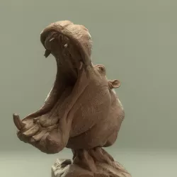 $7.99Savanna Bust Hippo unsupported