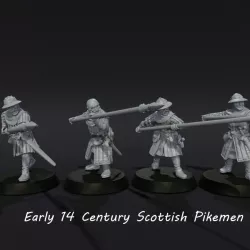 $8.0014th Century Scottish Pikemen