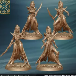 $8.00Dark Elf Zealots- 32mm scale