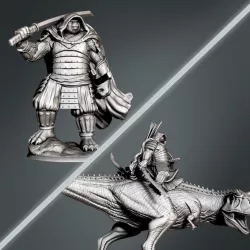$8.00Panda warrior and his mount