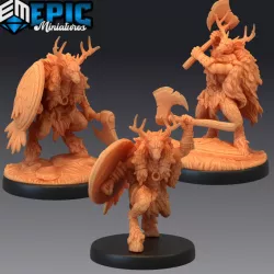 $8.90Deer Folk Set / Mythical Forest Fighter / Woodland Encounter