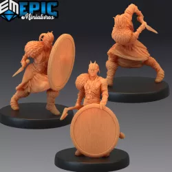 $8.90Devil Folk Barbarian Set / Hell Warrior / Male Demon Rogue