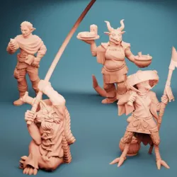 $8.99Heartwood Tradefolk: Storytelling Poses (Set of 4)