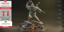 8 Stitchpunk 3D Printing Figurine | Assembly