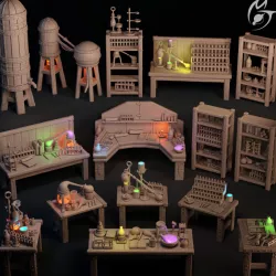 $9.00Alchemist Laboratory Objects and Props