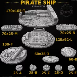$9.00Pirate Ship Base Toppers