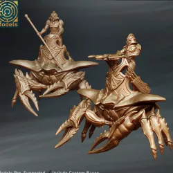 $9.00Sea Elf Battle Crab kit - 32mm scale