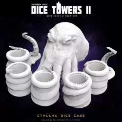 $9.99DC01 Cthulhu Head and Dice Case Boxes :: Possibly Cool Dice Tower 2