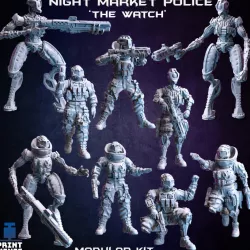 $9.99The Watch Cyberpunk Police (modular) - Night Market Collection