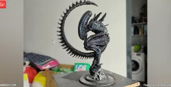 Alien Birth 3D Printing Figurine | Assembly
