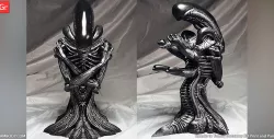 Alien Xenomorph Bust 3D Printing Figurine | Assembly