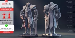 Anduin Wrynn 3D Printing Figurine | Assembly