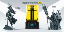 Anycubic Mono 4K 3D Printer + Sylvanas + Gul'dan