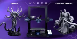 Anycubic Vyper 3D Printer + Diablo + Lord Voldemort