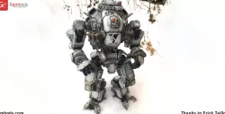 Atlas Titanfall 3D Printing Model | Assembly + Action