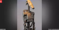 B1 Battle Droid 3D Printing Model | Assembly + Action