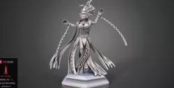Banshee 3D Printing Figurine | Static