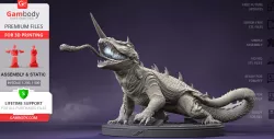 Barugon 3D Printing Figurine | Assembly