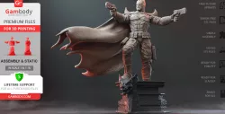 Batman Thomas Wayne 3D Printing Figurine | Assembly