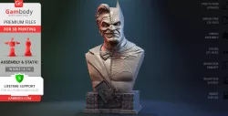Batman vs Joker Bust 3D Printing Figurine | Assembly