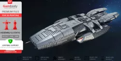 Battlestar Galactica 3D Printing Model | Assembly