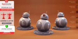 BB-8 3D Printing Model | Assembly + Action