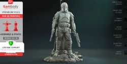 Boba Fett 2022 3D Printing Figurine | Assembly