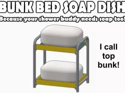 Bunk Bed Soap Dish