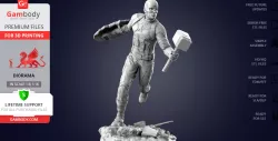 Captain America 3D Printing Figurine | Assembly