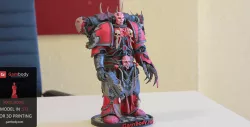 Chaos Space Marine 40k 3D Printing Figurine | Assembly