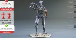 Chappie 3D Printing Model | Assembly + Active