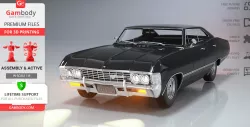 Chevrolet Impala SS 1967 3D Printing Model | Assembly + Action
