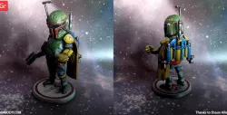 Chibi Boba Fat 3D Printing Figurine | Assembly