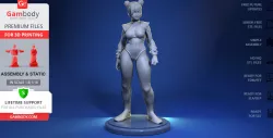 Chun-Li 3D Printing Figurine | Assembly