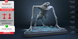 Cloverfield Monster 3D Printing Figurine | Assembly