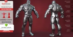 Colossus 3D Printing Figurine | Assembly