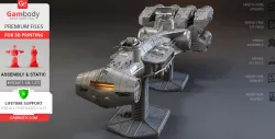 Corellian Сorvette 3D Printing Model | Assembly