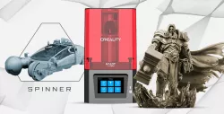 Creality Resin 3D Printer + Arthas + Police Spinner