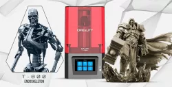 Creality Resin 3D Printer + Arthas + T-800 Endoskeleton