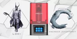 Creality Resin 3D Printer + Engineer Juggernaut + Loki